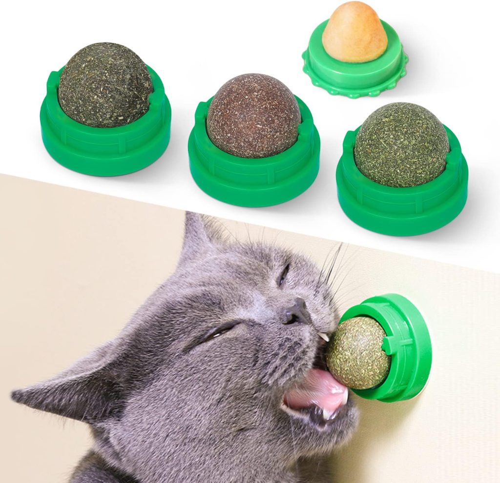 Potaroma Catnip Toys Balls 4 Pcs Best Cat Toys of 2025