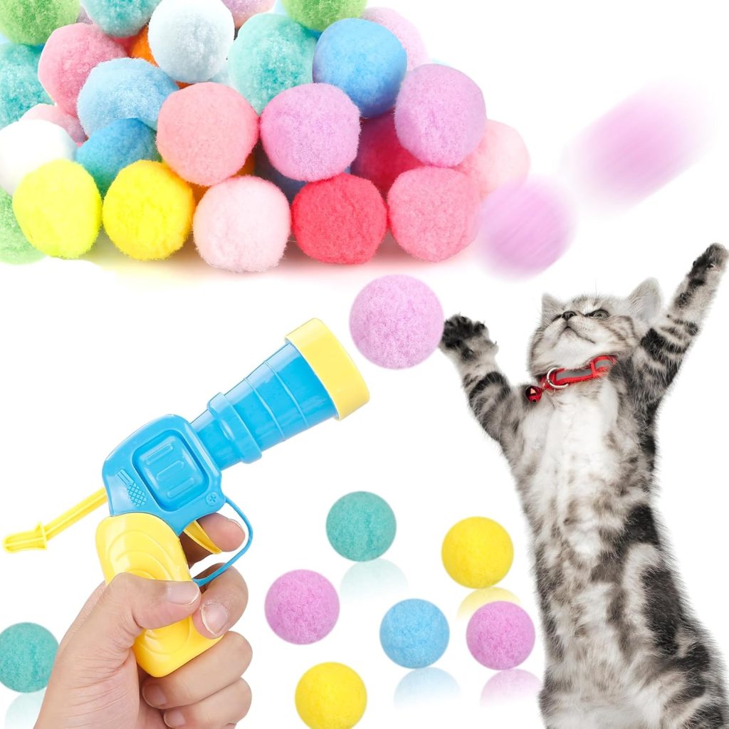 31Pcs Cat Ball Toy Launcher Gun, Best Cat Toys of 2025 